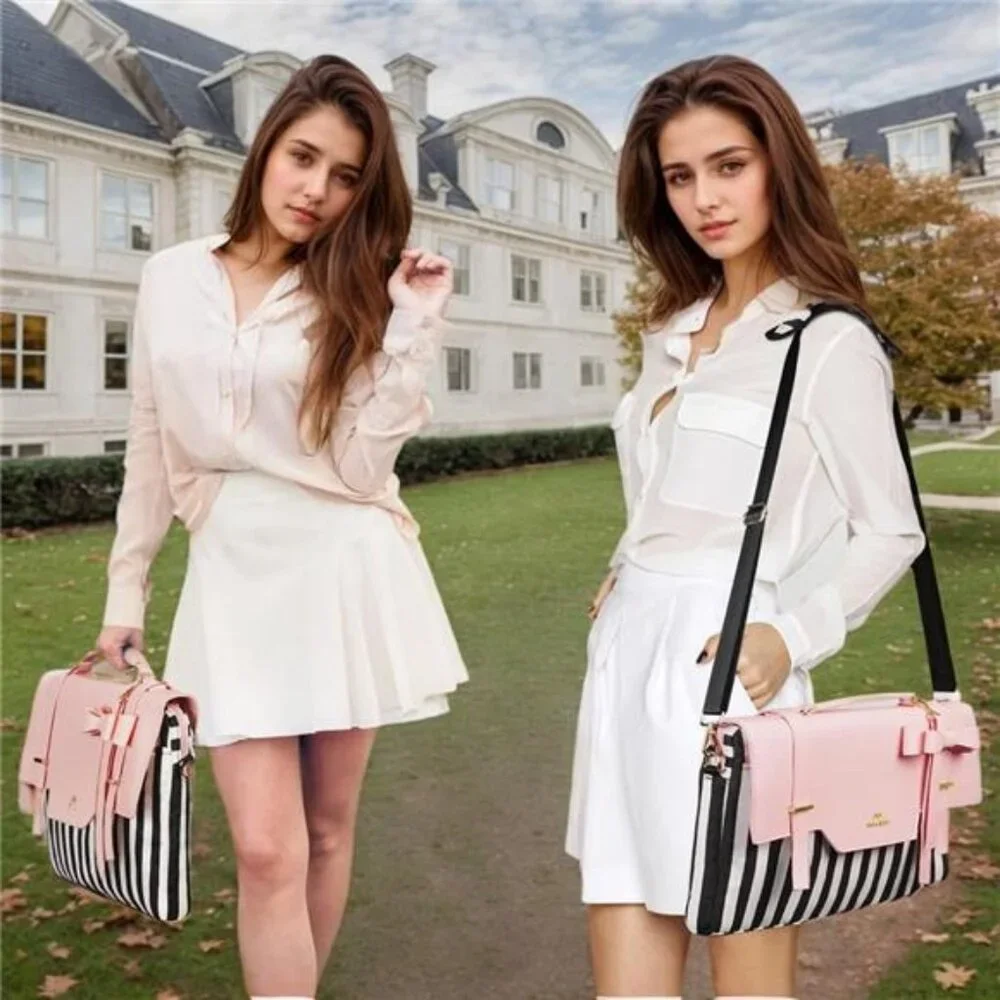 Laptop Bag for Women, 15.6 inch Slim Computer Briefcase Sleeve Case,